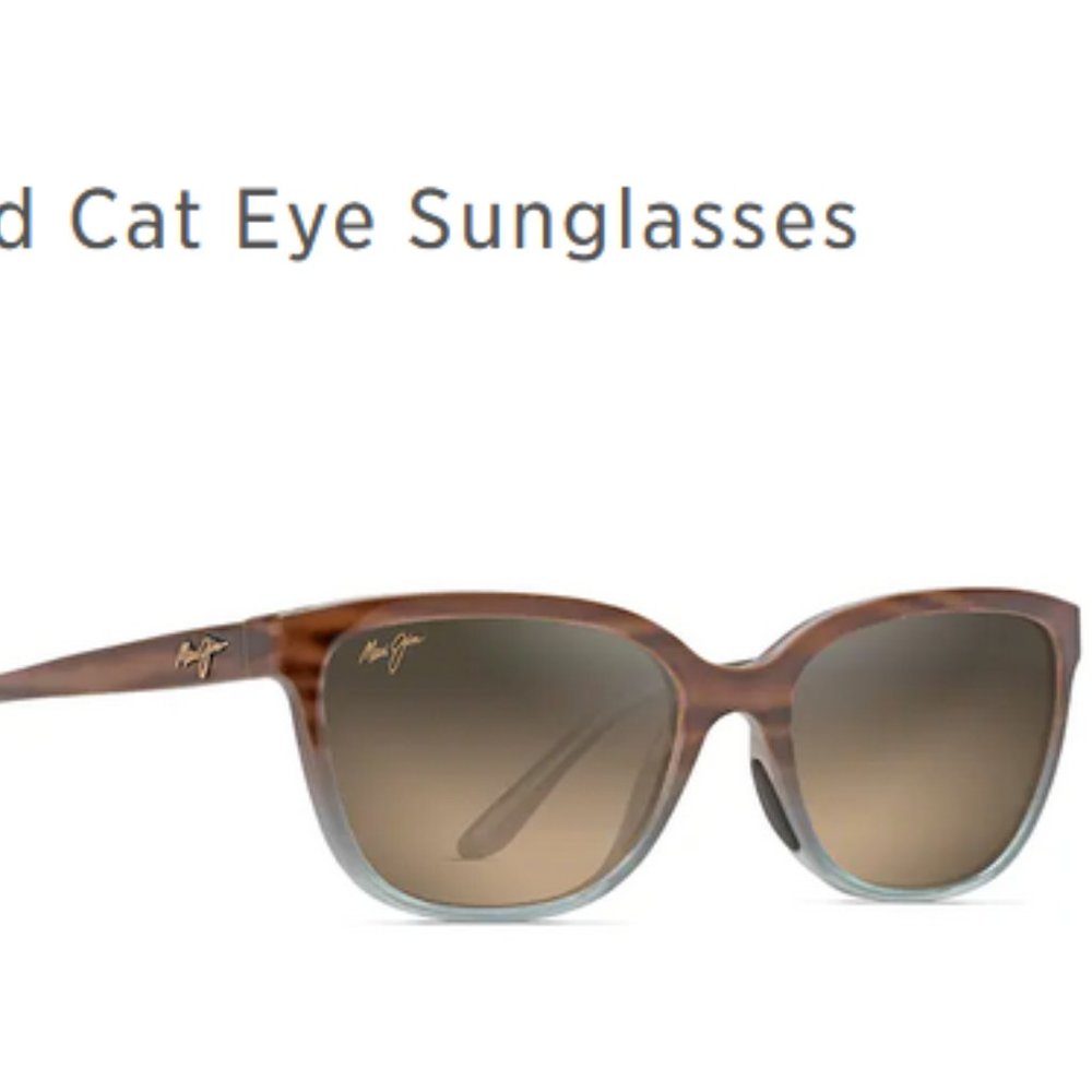 MAUI JIM HONI Polarized Cat Eye Sunglasses (NEW)
